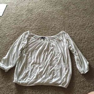 Final price!! American eagle off white flowy top