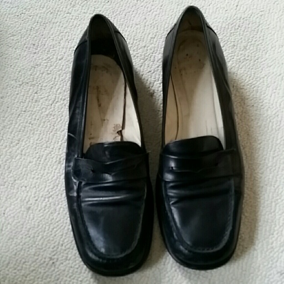 Coach, Lindy loafers.
