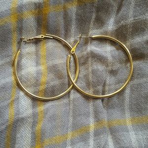Gold Hoop Earrings