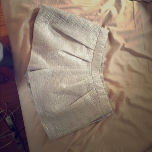 RACHEL Rachel Roy silver white gray shorts size 2