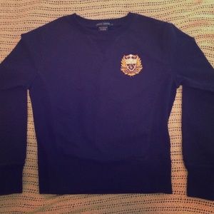 Ralph Lauren navy crew neck sweatshirt