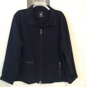 Chico's Zenergy black jacket size 3