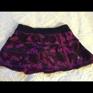 Lululemon pace rival  skirt size 6 regular.