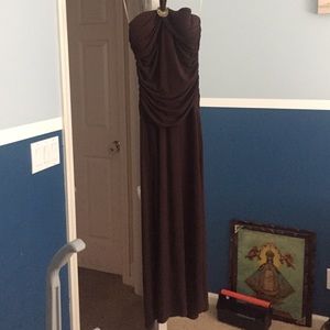 Brown elegant dress