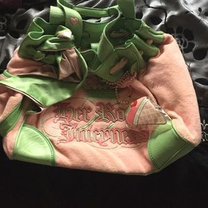 Pink and green juicy bag