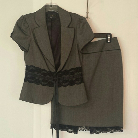 Jacket and skirt suit