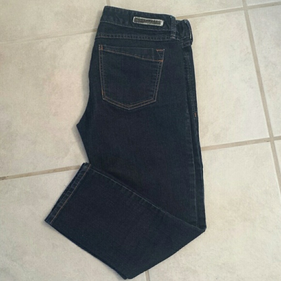 Express Crop Leggings Dark Denim