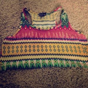 Cute Aztec Design Crop Top 😍