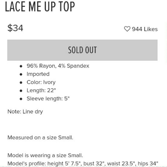 🤍🥥 Tobi "Lace Me Up" Top - Picture 2 of 4