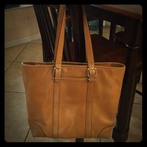 REDUCED Coach Hamptons Tote Leather Handbag
