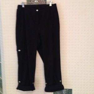 Chico's Zenergy black corp pants, size 1
