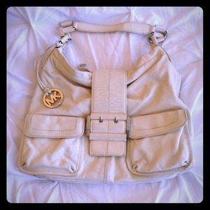 Cream Michael Kors Hobo