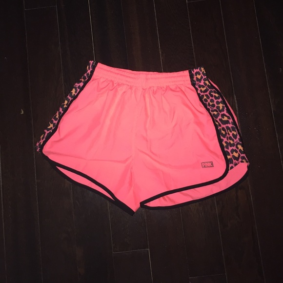 Pink running shorts!