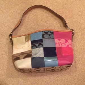 COACH Multicolor Patchwork Purse