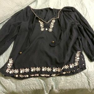 Navy blue top size M