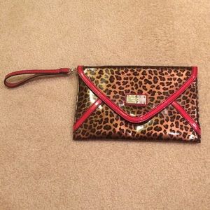 NWT Nine West Leopard Envelope Purse