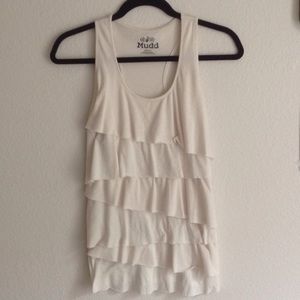 MUDD: Creamed-colored TANK TOP