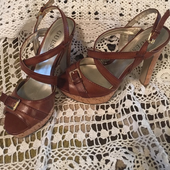 Guess Platform heel! NO TRADES.