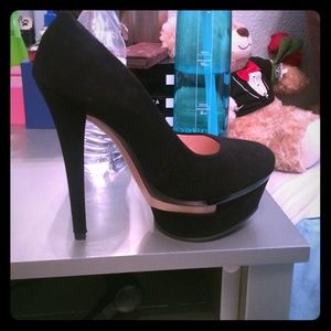 Andrea black pumps , size 6