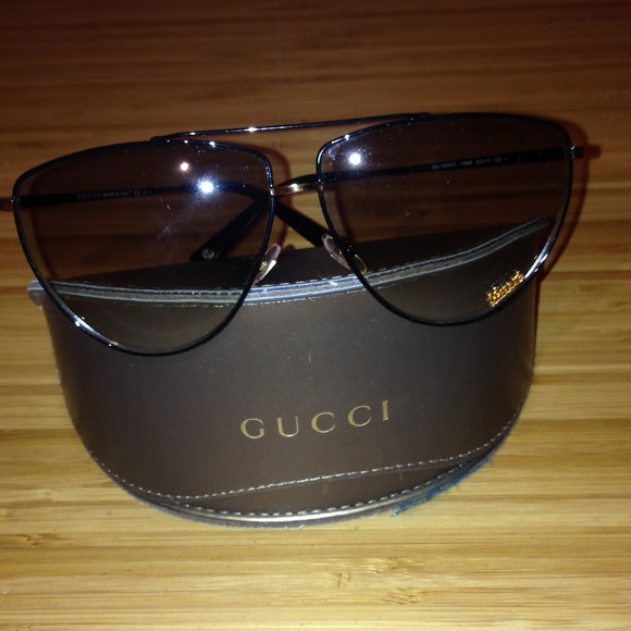 gucci wire frame sunglasses