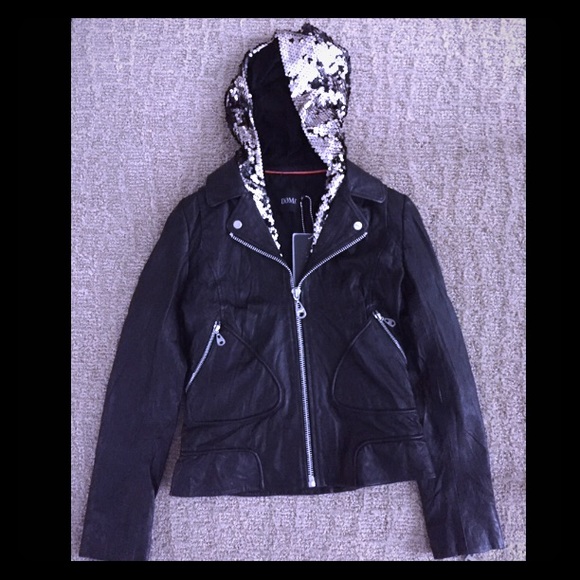 DOMA black leather jacket! Brand new!