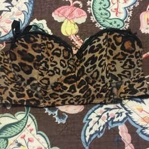Leopard print bra size small