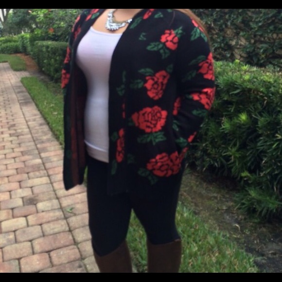 Super cute rose sweater bought from poshmark!
