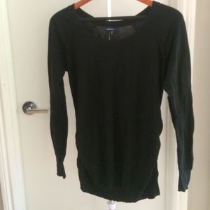 Black maternity sweater