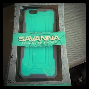 Teal colored iPhone 6 case