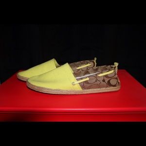 Coach boat shoes