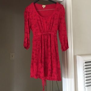 Empire waist belted tunic