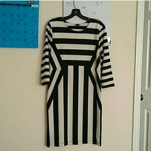 Monochrome dress