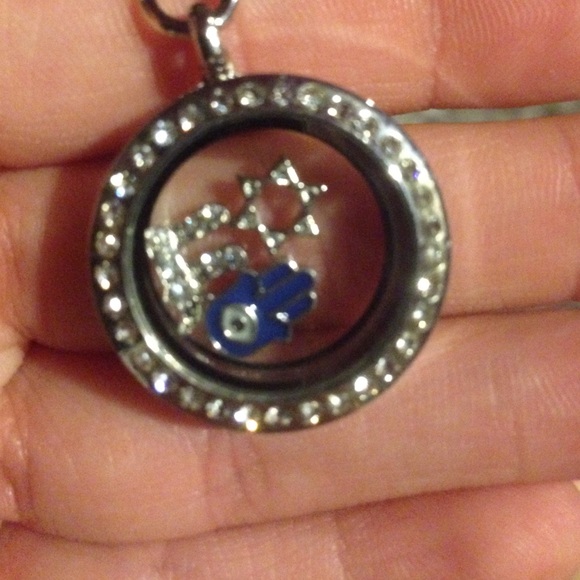 Lockets by the sea Jewish inspired charm neaklace - Picture 1 of 3