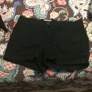 Black old navy shorts size 2