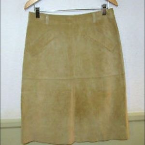 Isaac Mizrahi Suede Skirt