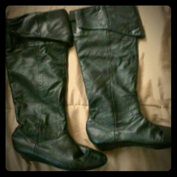 Black Leather Boots