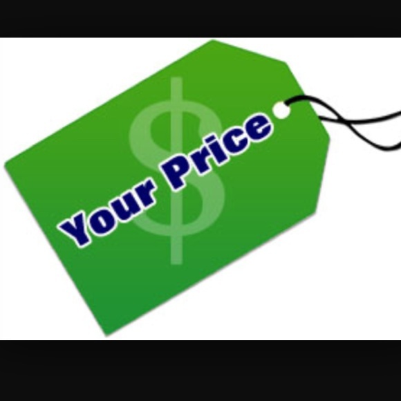 Name your price on anything in my closet