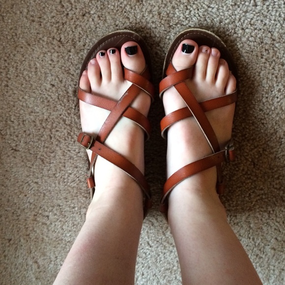 Brown sandals