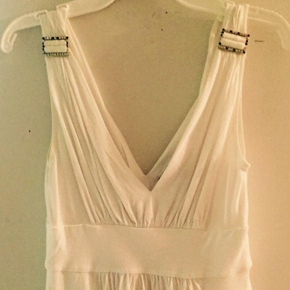 Express ivory dressy tank