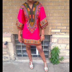 African Print Dashiki Shirt/Dress