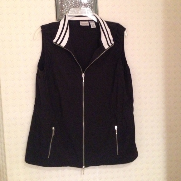 Chico's Zenergy black vest size 2