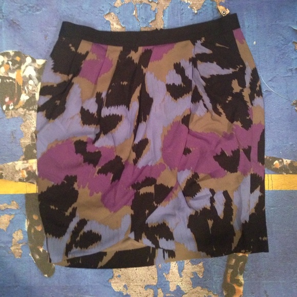 Pleated Multi-color Skirt