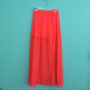 Bundle (two maxi skirts and a tank top)