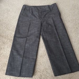 Charcoal grey Capri slacks