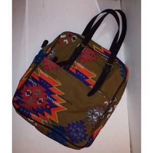 Tribal print tote bag