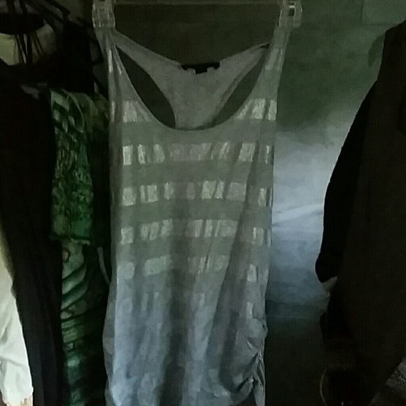 Express tank with ruched sides SZ SMALL - Picture 2 of 4