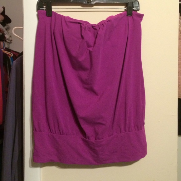 VS strapless bra top in purple