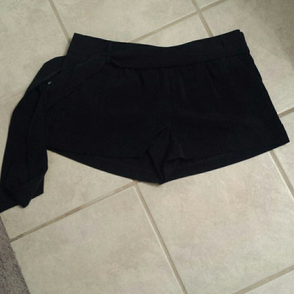Express black dressy shorts