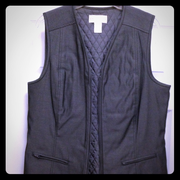 Metallic Grey Vest