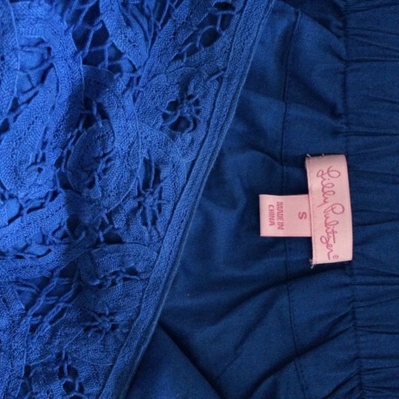 Sold ✔️Lilly Pulitzer Blue cotton skirt - Picture 4 of 4